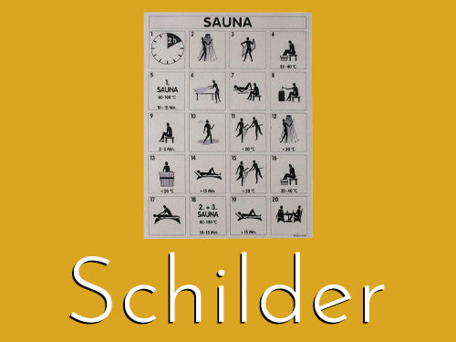 Saunaschilder