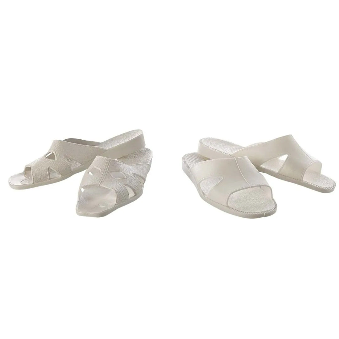 Sauna-Sandalen weiß für Damen und Herren